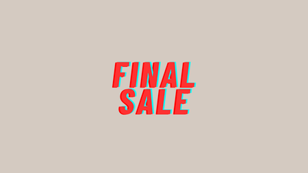 FINAL SALE