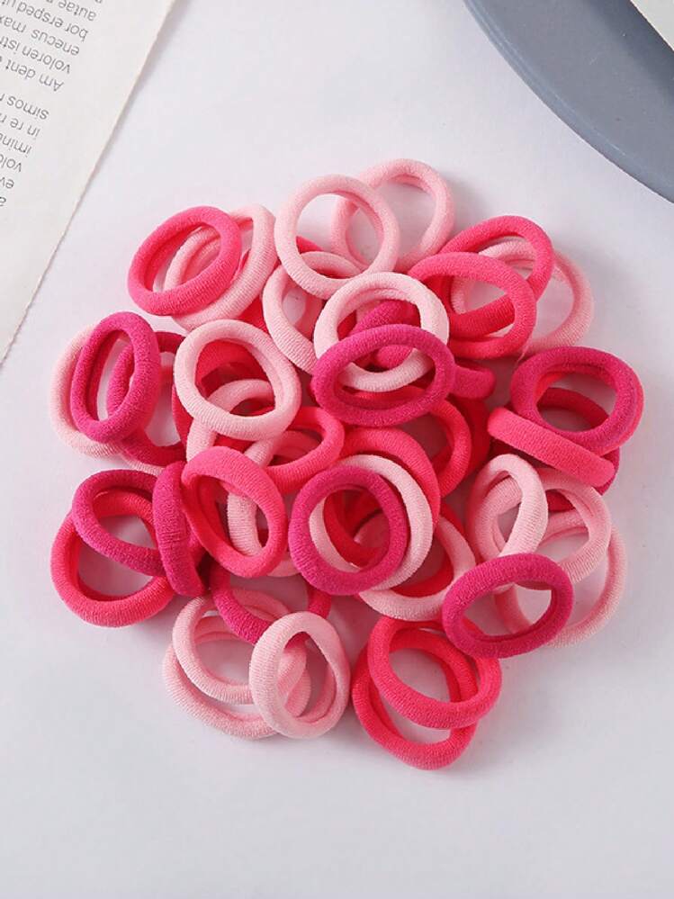 Pink Mixture Style Hair Ties - Accessories for Girls Kids