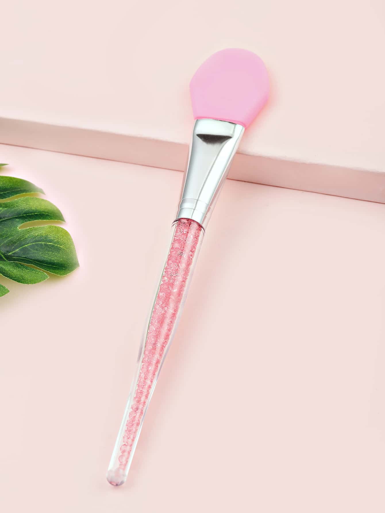 Silicone Face Mask Brush with Glitter Handle – 1pc
