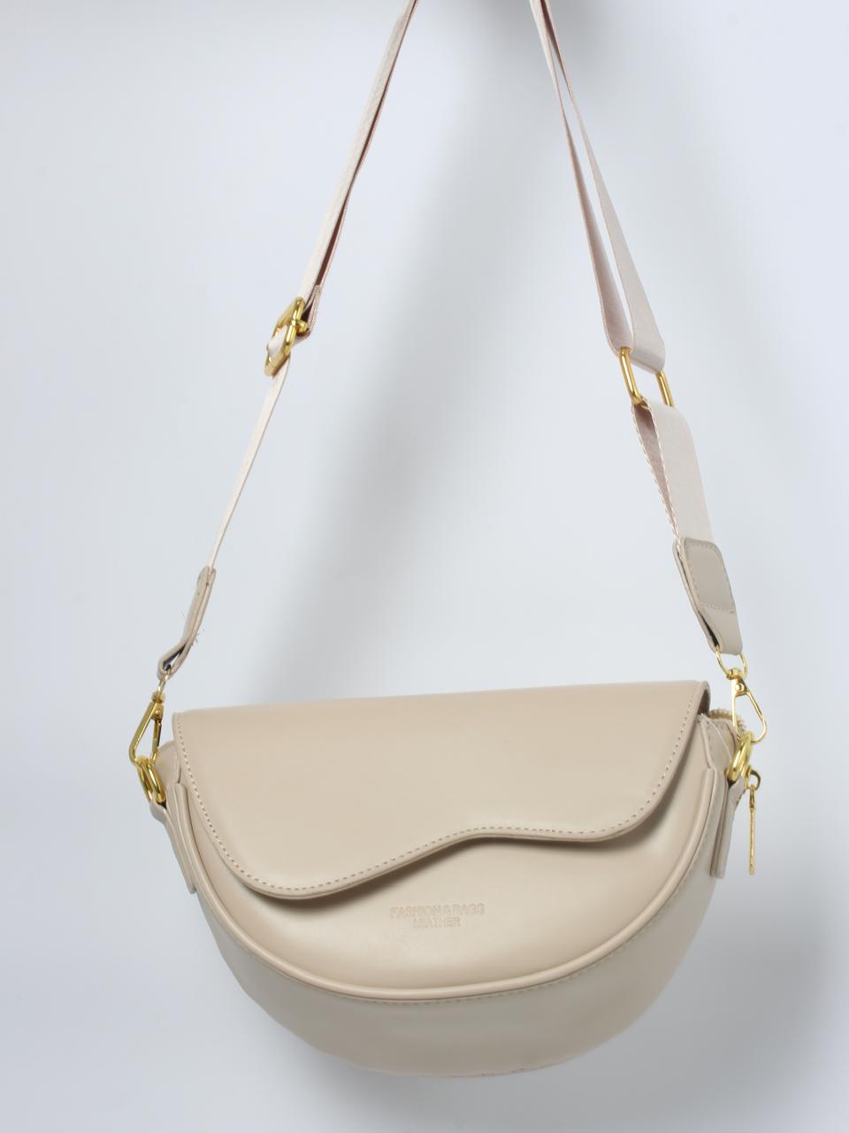 Curved Flap Sling Bag – Lightweight, Spacious & Casual-Chic 2263#