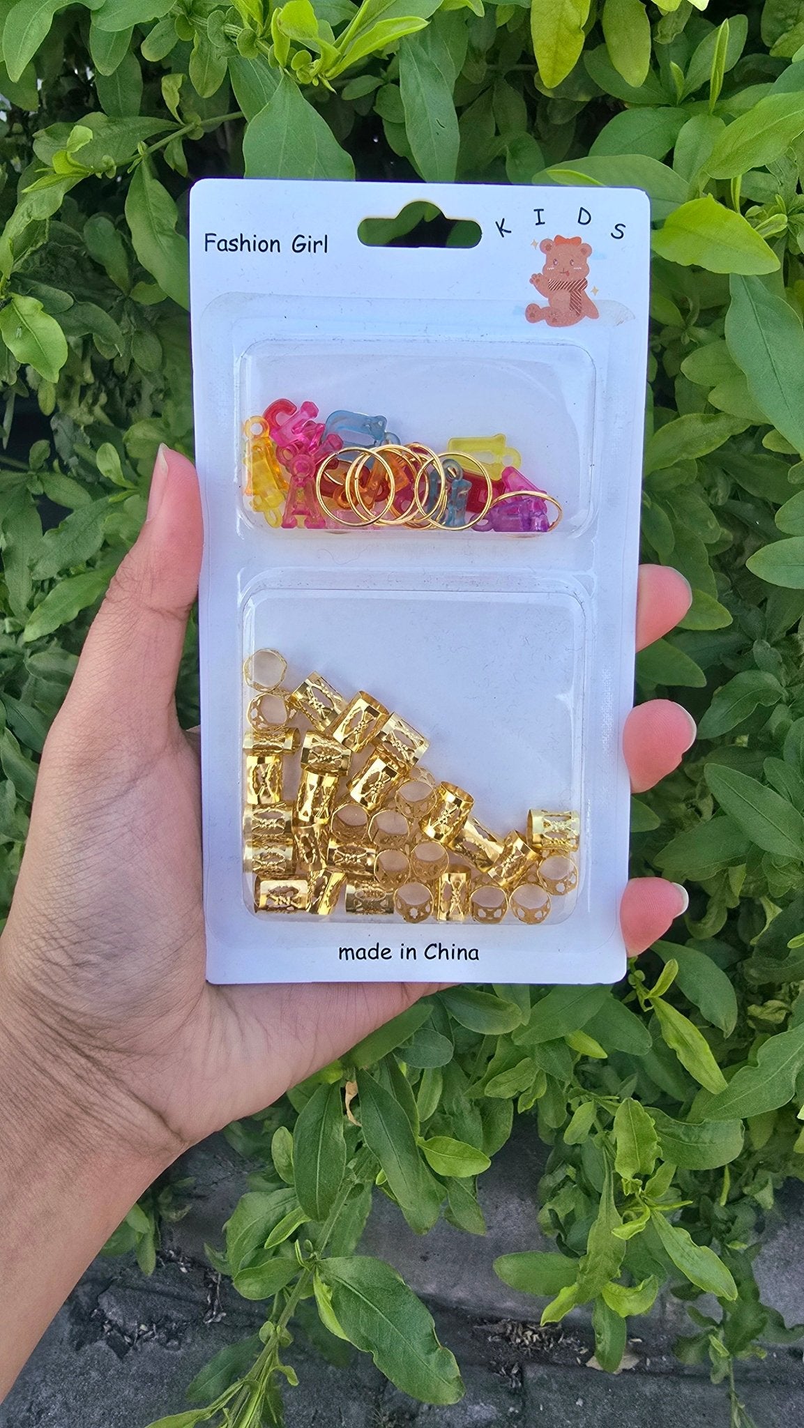 Alphabet Hair Rings – Personalized Braid & Loc Charms