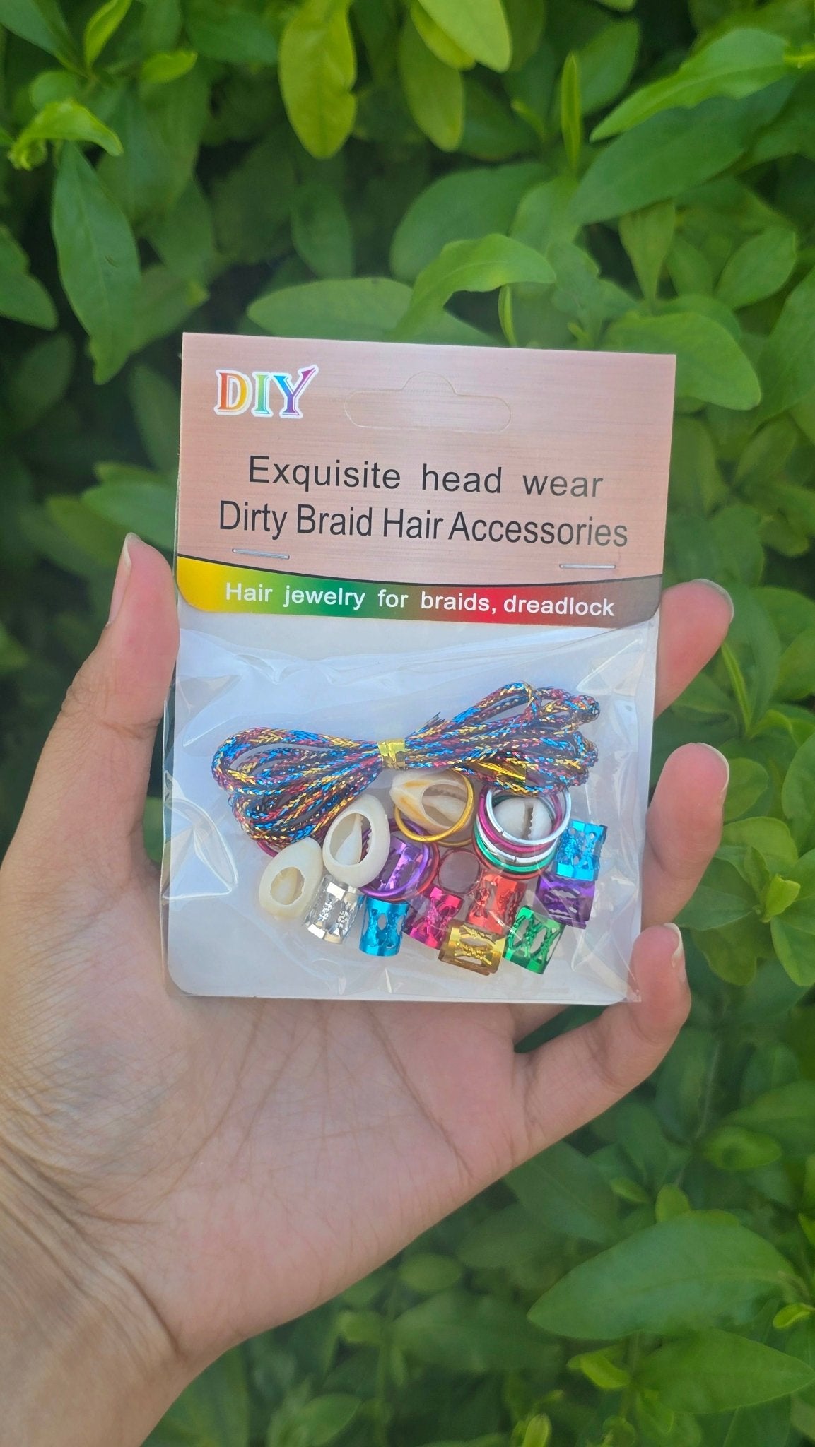 Multiple Braid Accessories Set – Beads, Cuffs, Rings & Styling Charms