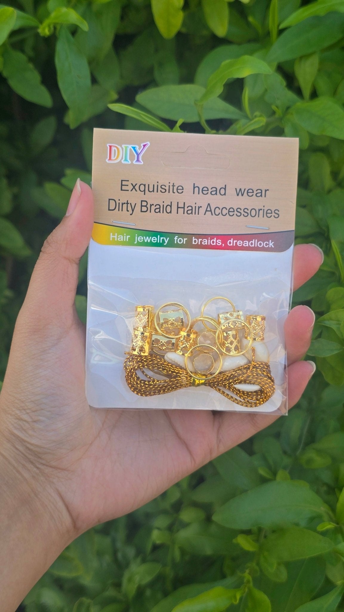 Multiple Braid Accessories Set – Beads, Cuffs, Rings & Styling Charms