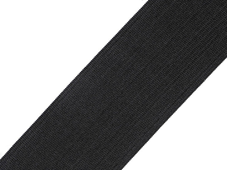 Black Elastic Stretch Band – Versatile & Durable for Sewing, Crafts, and Garments