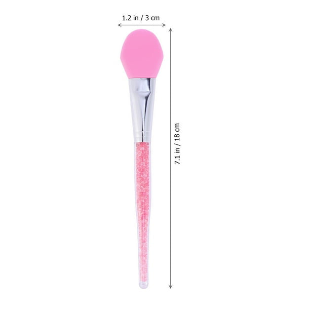 Silicone Face Mask Brush with Glitter Handle – 1pc