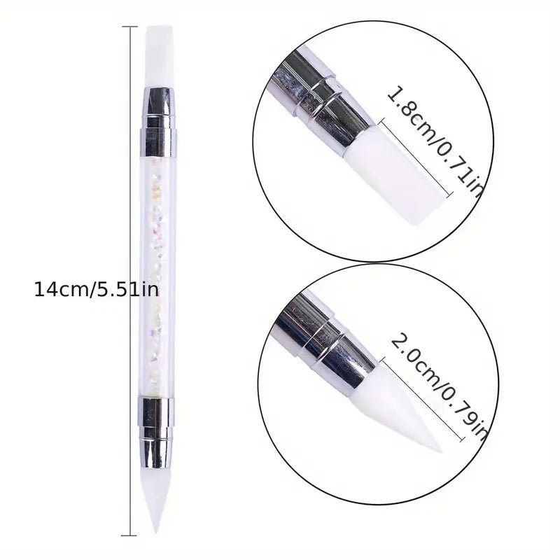 Sparkle Dual Ended Nail Art 5Pc Tool Set - The Ultimate Kit for Precision Nail Designs!