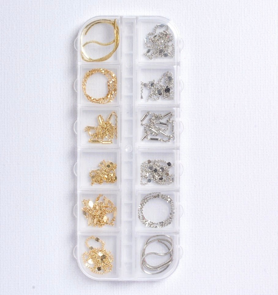3D Colorful Nail Chain – Add Glamorous Metal Chains to Your Nail Designs