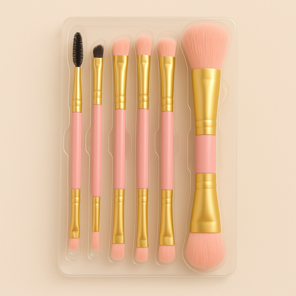 Double-Sided Makeup Brush Set – 12-in-1 Professional Kit