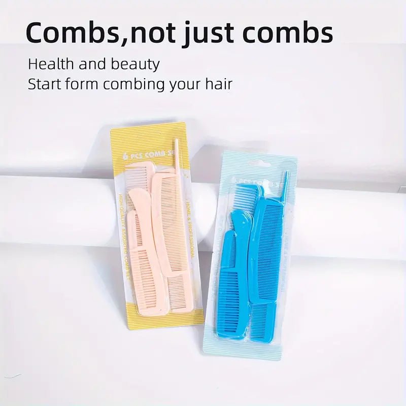 Portable Practical Hair Styling Comb Set 12pcs - Your All-in-One Hair Styling Solution!