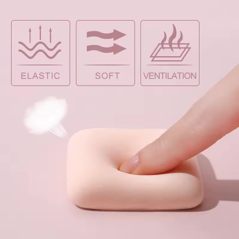 Air Cushion Puff Set – 3pc Cute Makeup Sponges - Random Colour