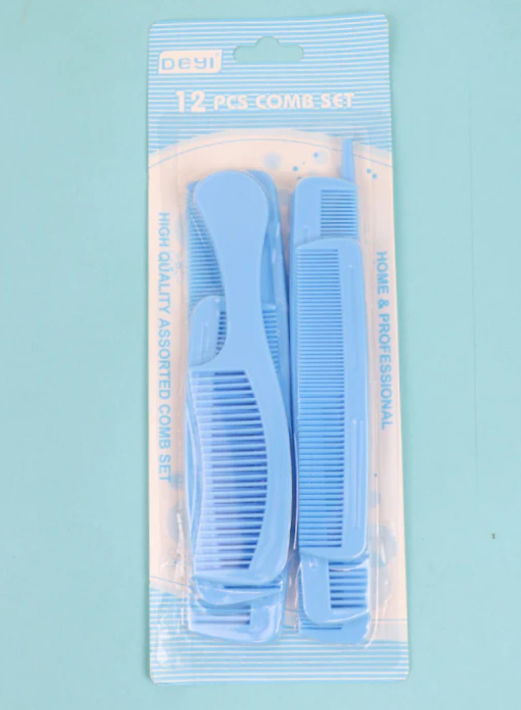 Portable Practical Hair Styling Comb Set 12pcs - Your All-in-One Hair Styling Solution!