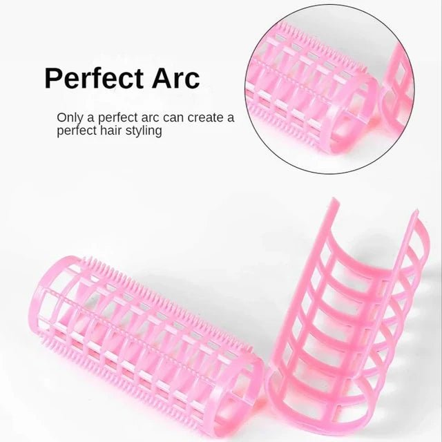 10 Plastic Lazy Heatless Hair Curlers