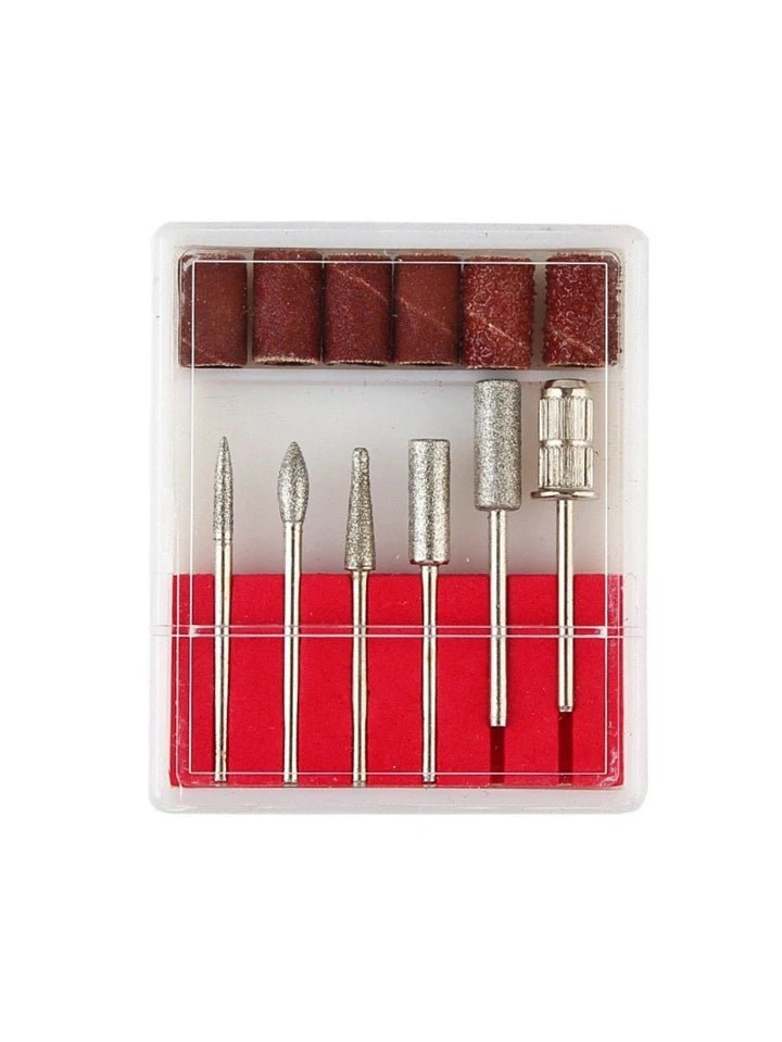 6PCS  Professional Manicure Electrical Nail File Drill