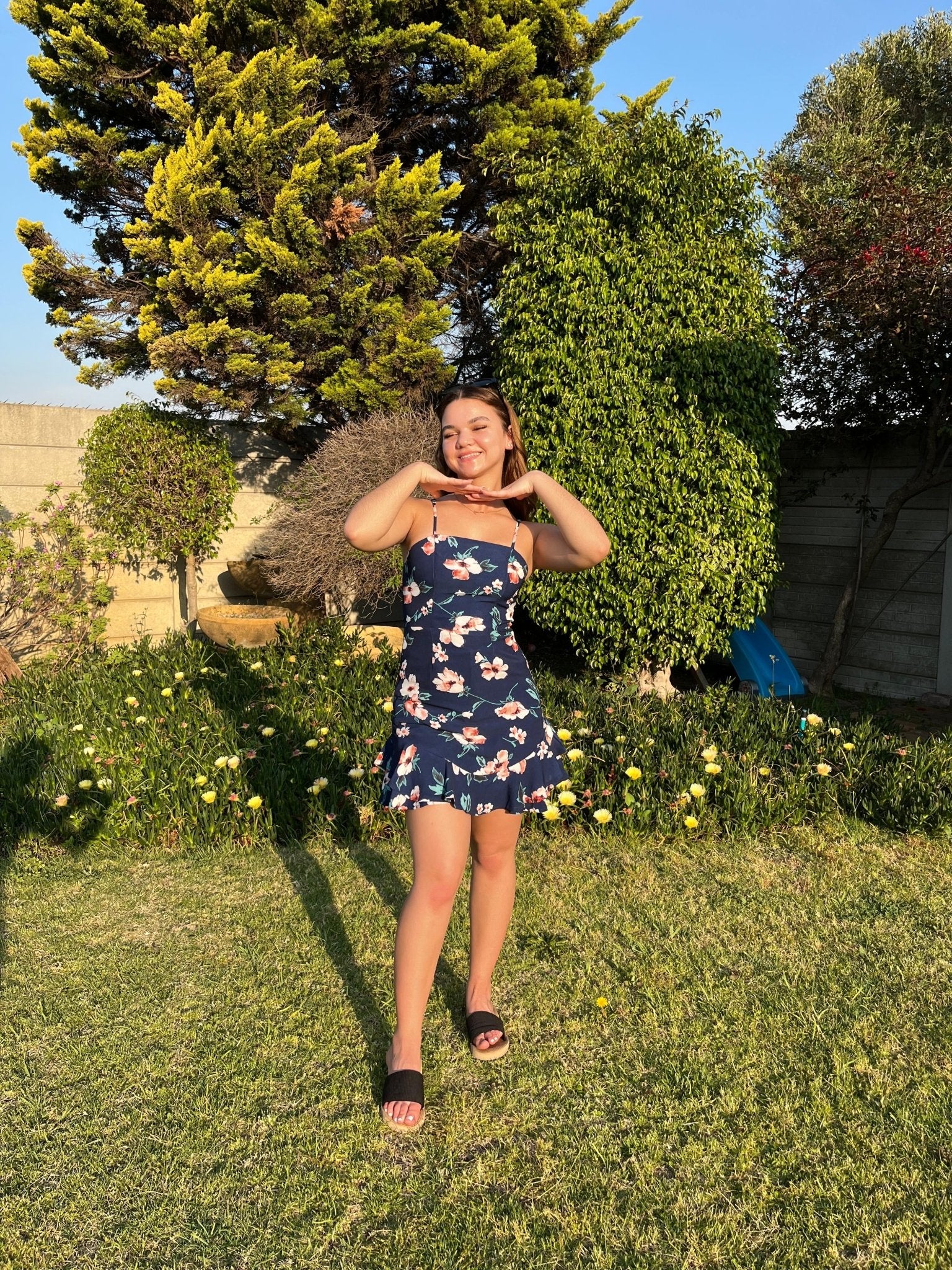 Floral Spaghetti Mini Dress