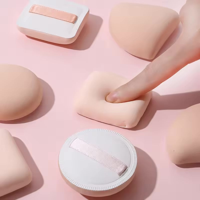 Air Cushion Puff Set – 3pc Cute Makeup Sponges - Random Colour