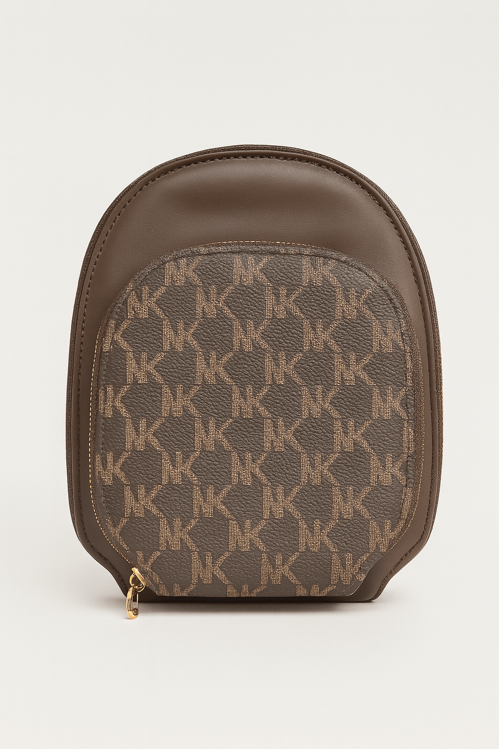 Geometric Textured Mini Zip Pouch – Compact, Stylish & Travel-Friendly