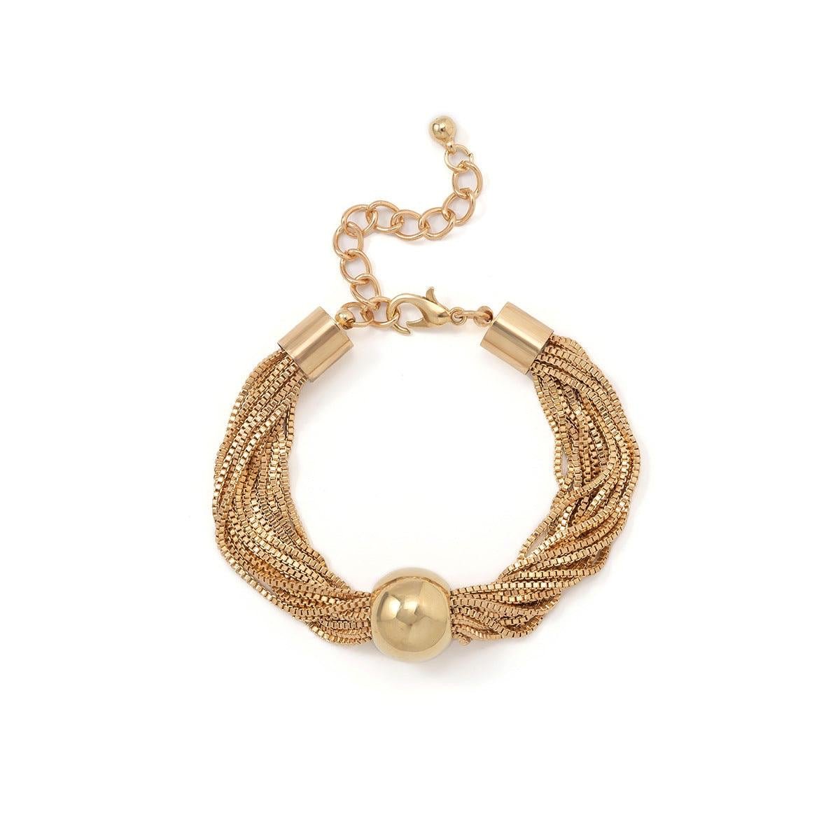 Ball Twin Chain Bracelet XD21