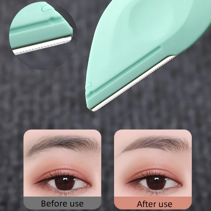 Eyebrow Razor – 2pc Precision Shapers for Facial Hair & Brows - Random Colour