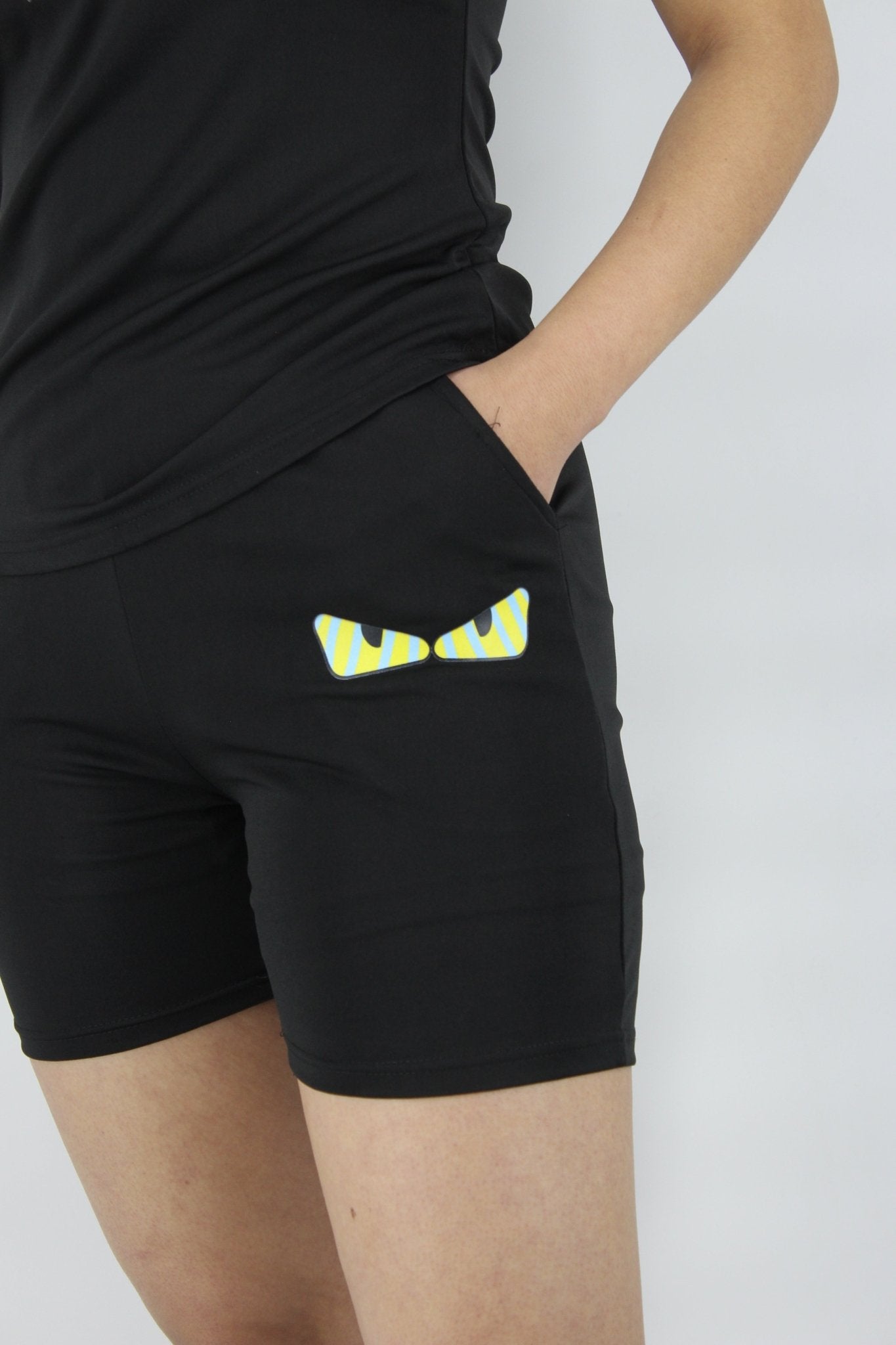 Cartoon Monster Two Piece Top and Shorts Set XD21