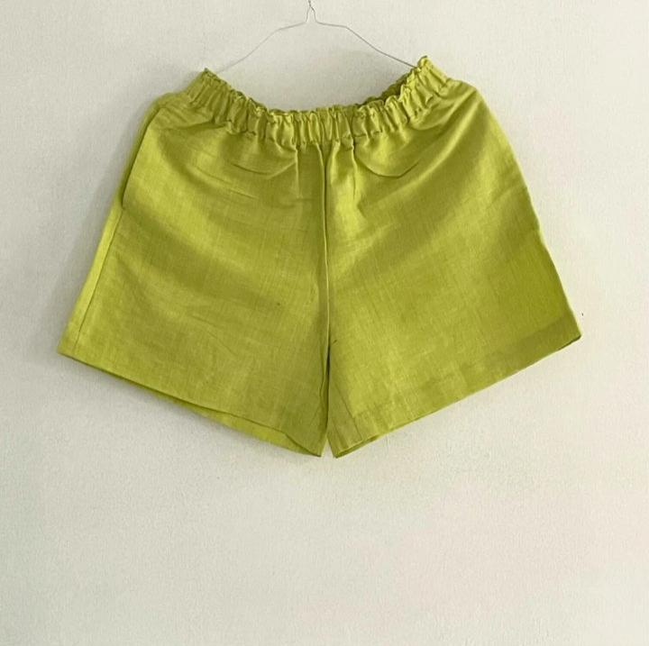 Casual Elastic Waist Shorts XD21