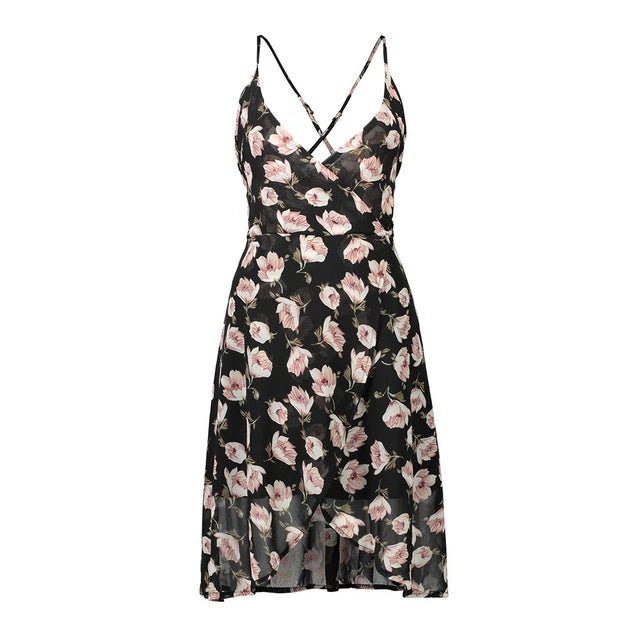 Chiffon Floral Dress XD21