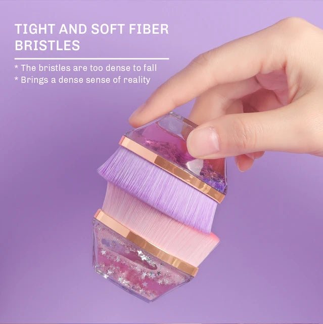 Diamond Foundation Blush BBCream Tight and Soft Fiber Cosmetic Beauty Makeup Brush Tool XD21