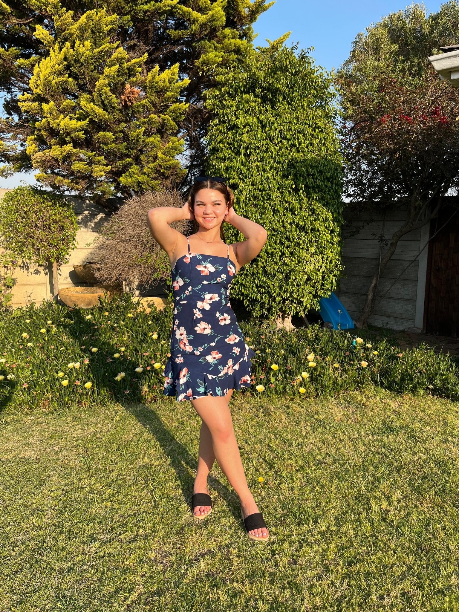 Floral Spaghetti Mini Dress