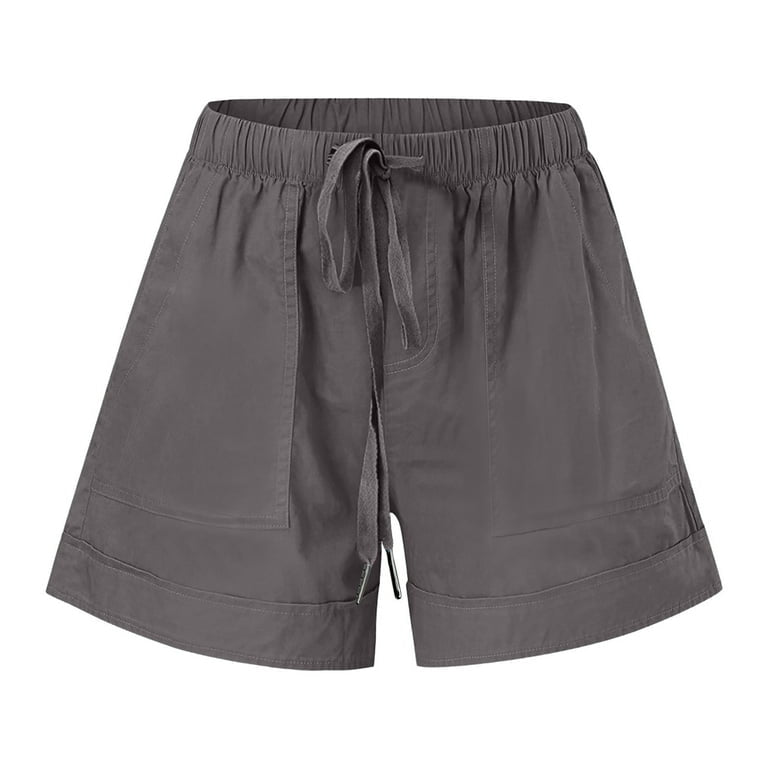 Elastic Waist Drawstring Athleisure Shorts XD21