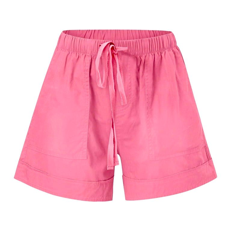 Elastic Waist Drawstring Athleisure Shorts XD21