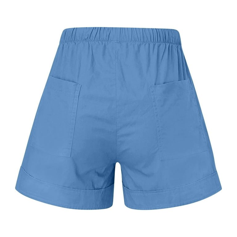 Elastic Waist Drawstring Athleisure Shorts XD21