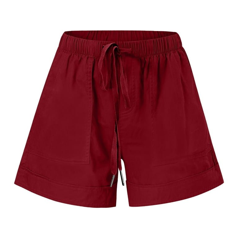 Elastic Waist Drawstring Athleisure Shorts XD21