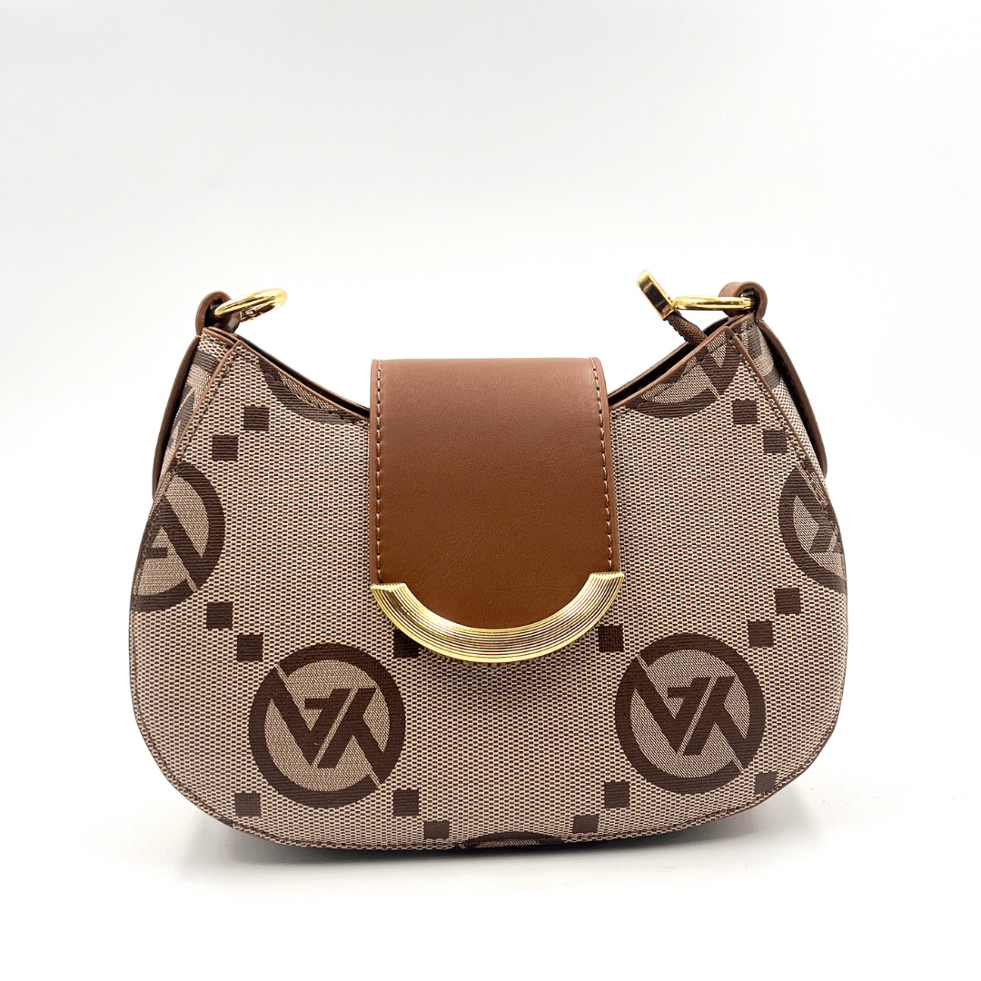 Graphic Letter Oval Sling Bag XD21