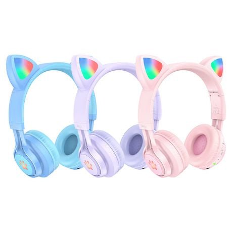 HOCO W39 Kids Cat Ear Wireless Headphones XD21