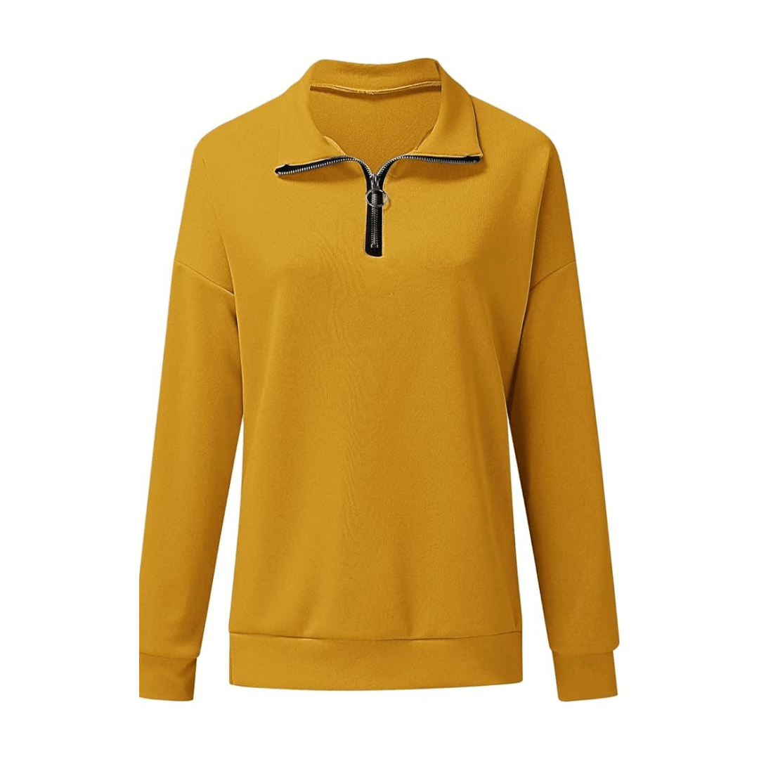 Half Zipper Long Sleeve Jacket XD21