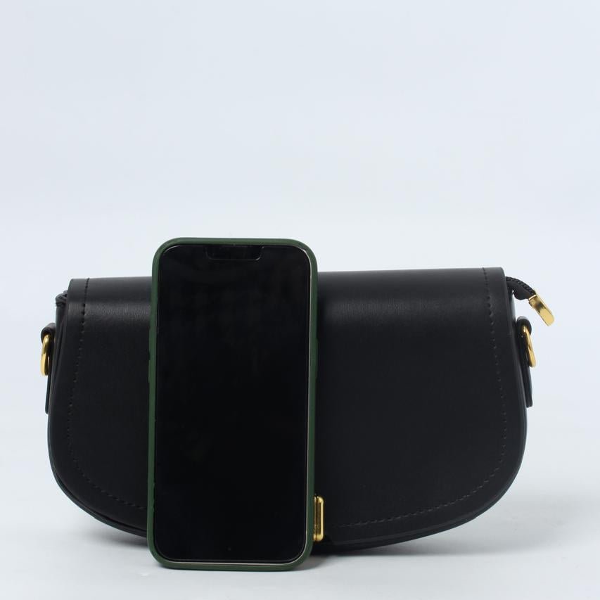 - Elegant Saddle Crossbody Bag - Stylish & Compact Everyday Purse 60022