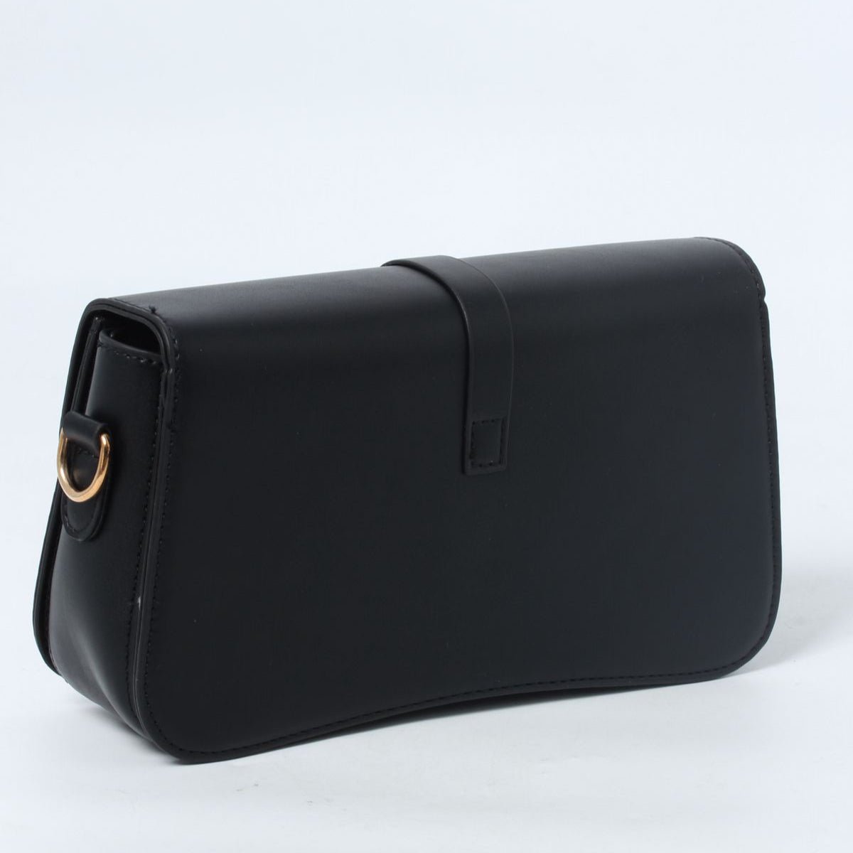 Sleek PU Leather Shoulder Bag – Classic Style with Modern Strap 8002#