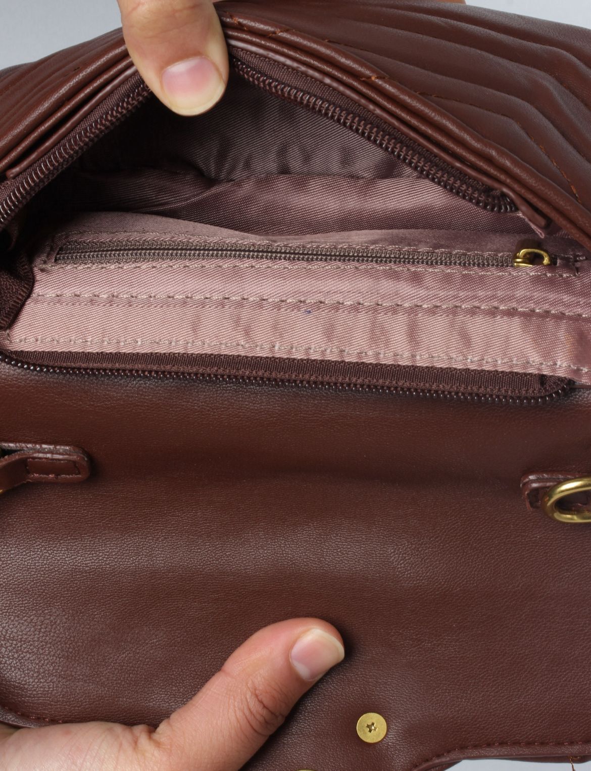 Quilted Chain Shoulder Bag – Compact & Statement-Ready 8X039#