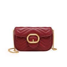 Quilted Chain Shoulder Bag – Compact & Statement-Ready 8X039#