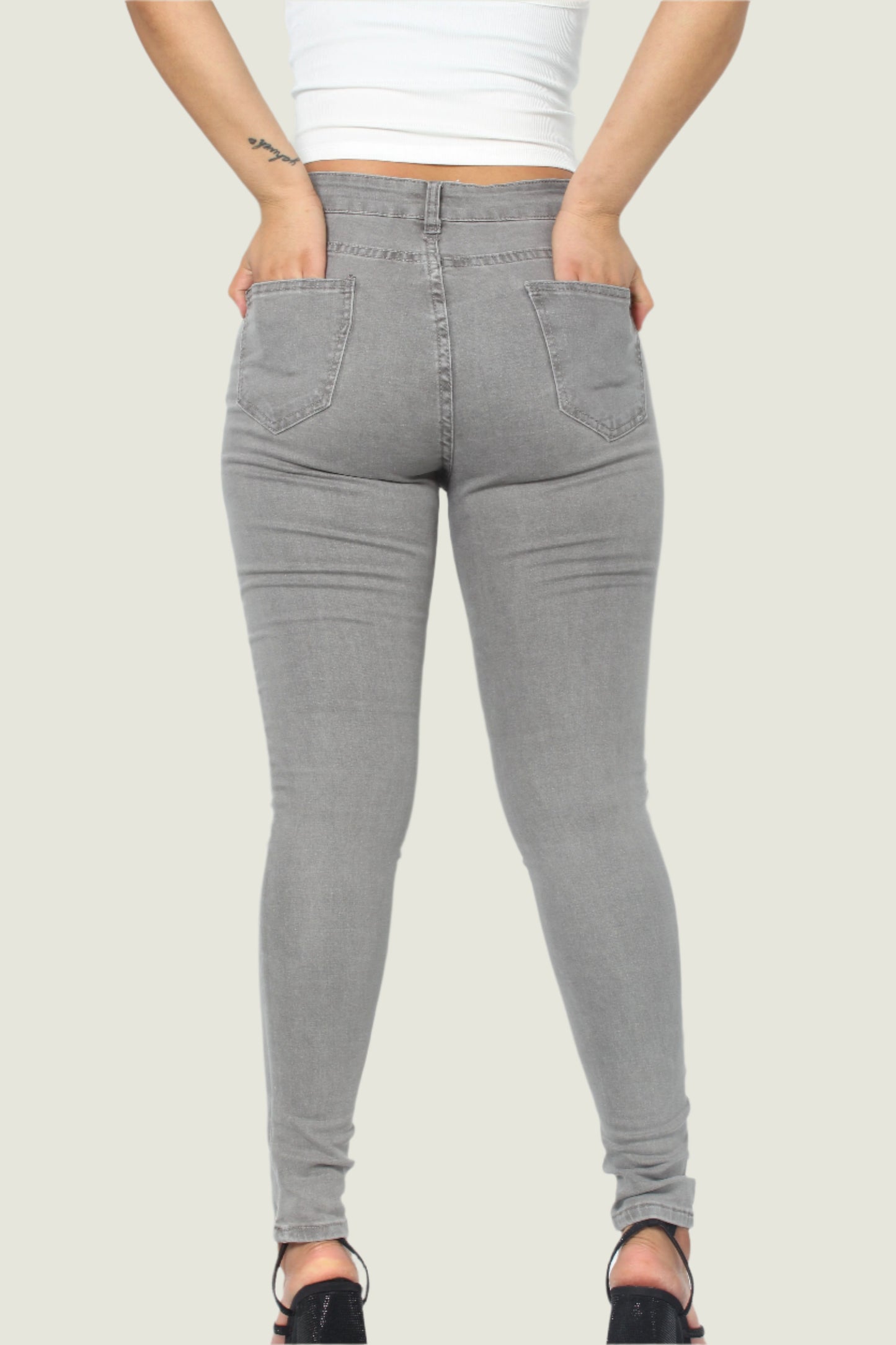 Sculpted High Waist Skinny Jeans – Hug Your Curves in All-Day Comfort