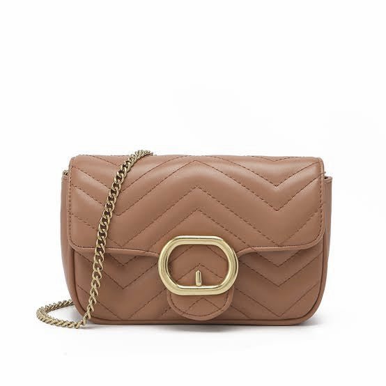 Quilted Chain Shoulder Bag – Compact & Statement-Ready 8X039#