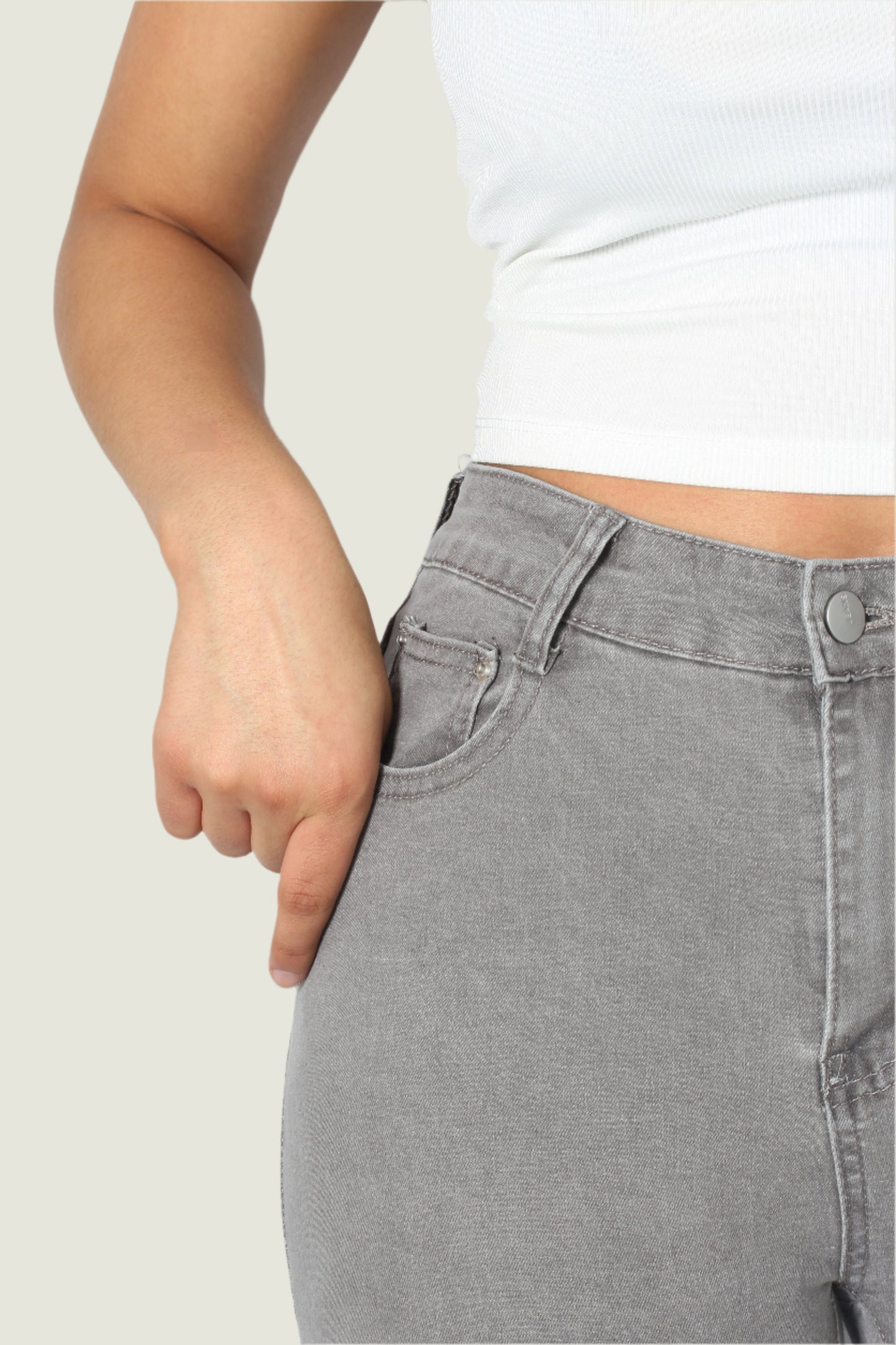 Sculpted High Waist Skinny Jeans – Hug Your Curves in All-Day Comfort
