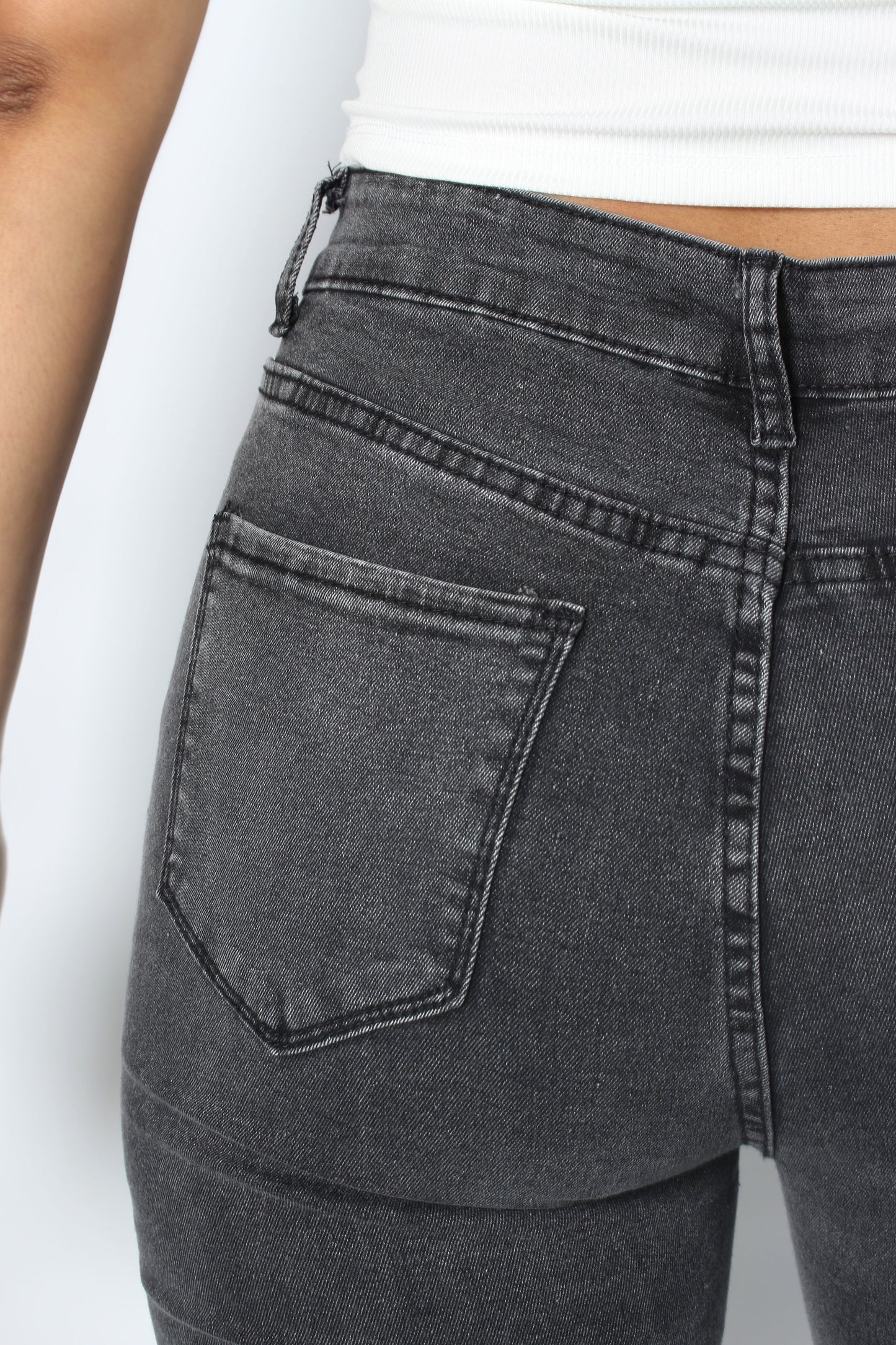 Women’s Charcoal Denim Skinny Jeans