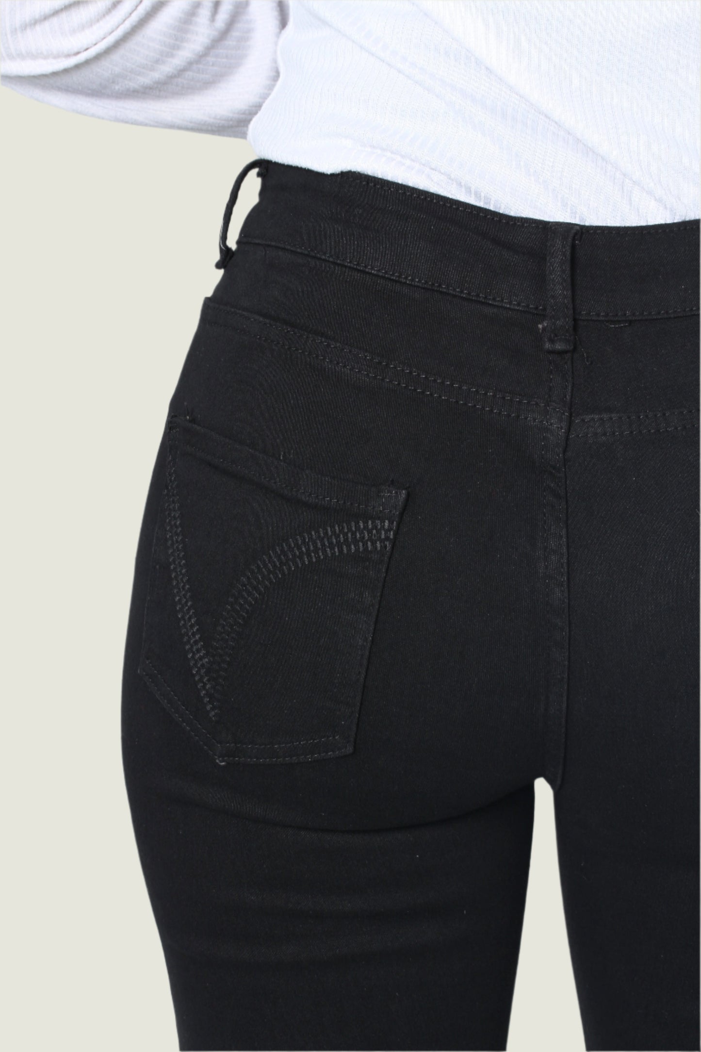 Mid Rise Denim Skinny Jeans for Women