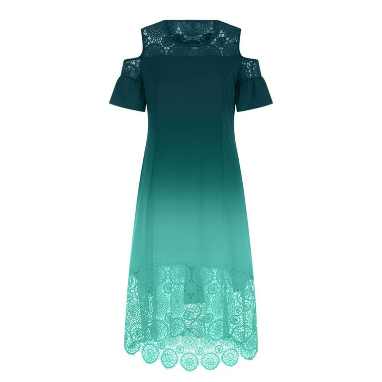 Lace Flowy Beach Swing Loose Dress XD21