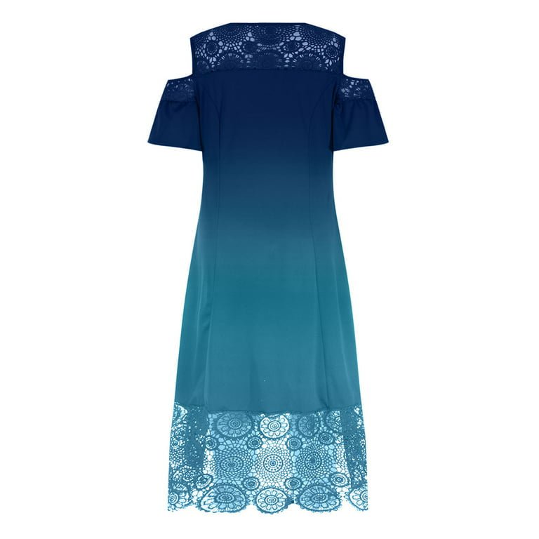 Lace Flowy Beach Swing Loose Dress XD21