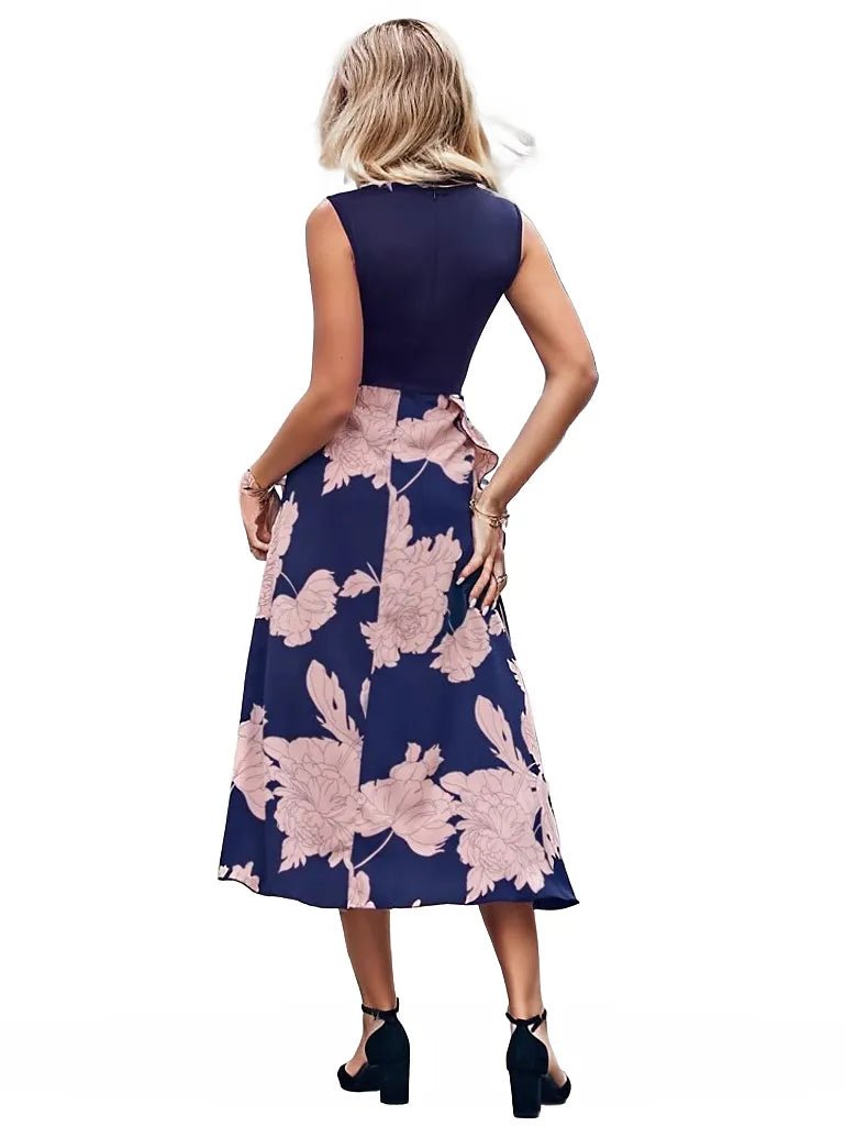 Ladies Maxi Floral Print Summer Dress XD21