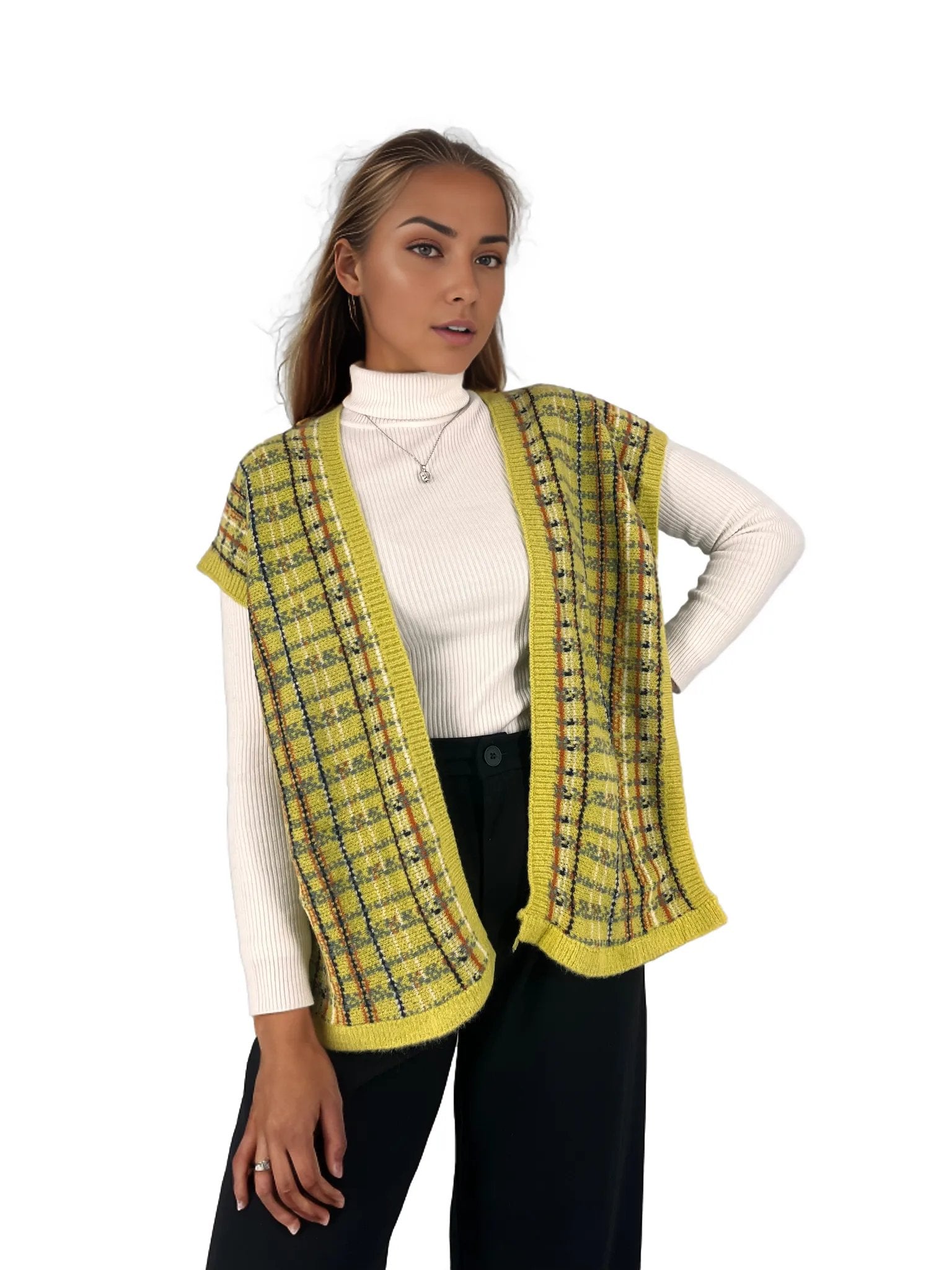 Multipurpose Plaid Jersey Throwover XD21