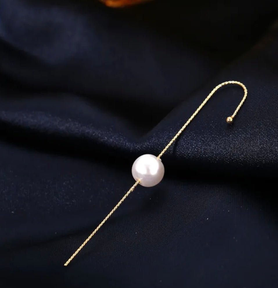 Pearl hook earring 1pc XD21