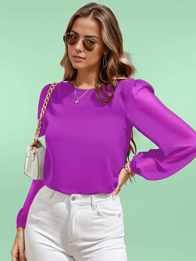 Puff long sleeve blouse XD21