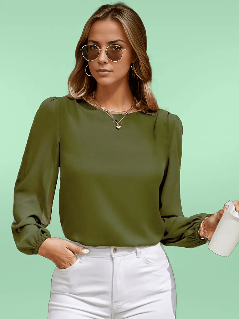 Puff long sleeve blouse XD21